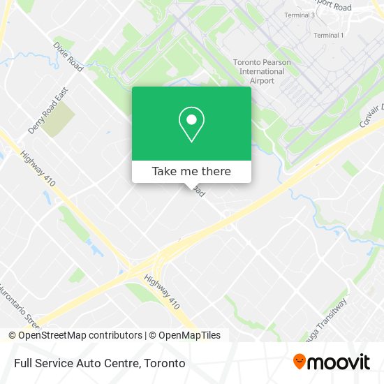 Full Service Auto Centre map