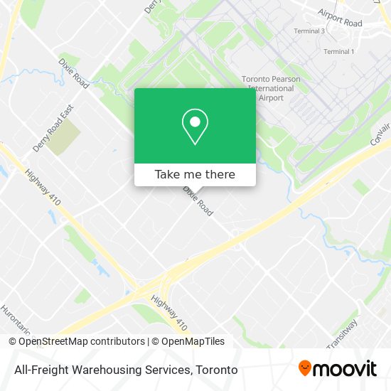 All-Freight Warehousing Services map