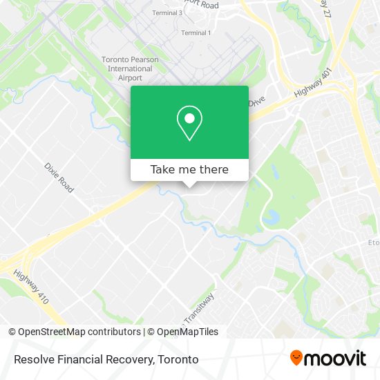 Resolve Financial Recovery map