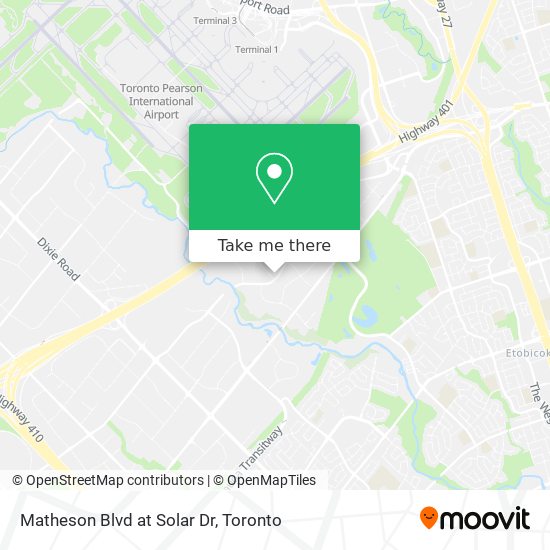 Matheson Blvd at Solar Dr map