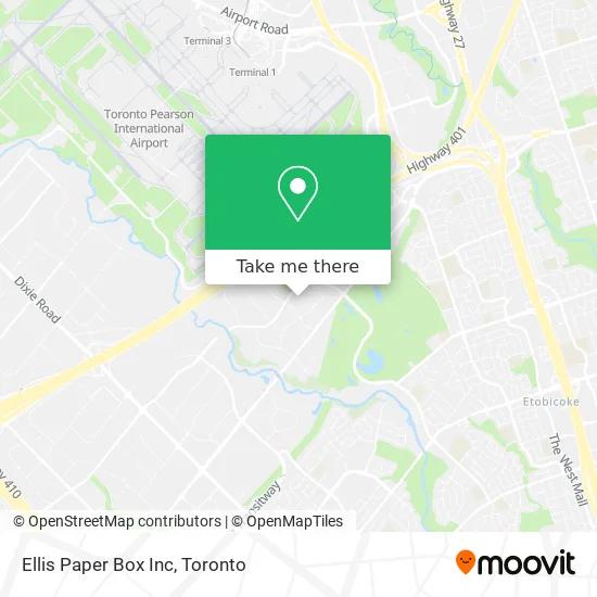 Ellis Paper Box Inc map