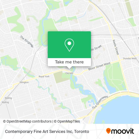 Contemporary Fine Art Services Inc map