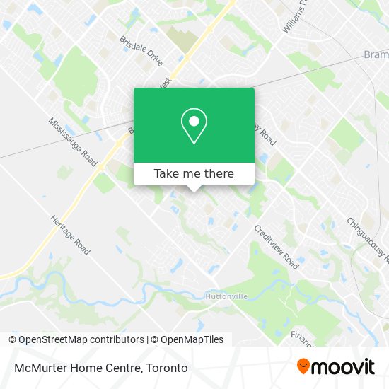 McMurter Home Centre map