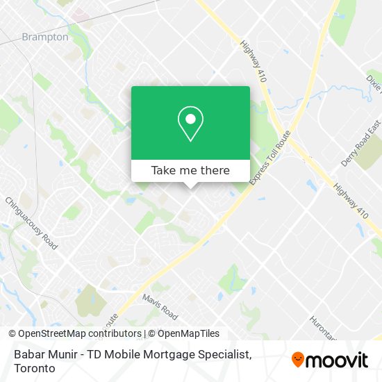 Babar Munir - TD Mobile Mortgage Specialist map