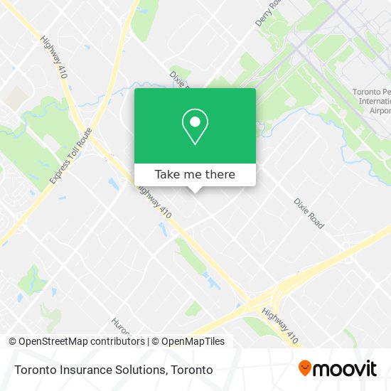 Toronto Insurance Solutions map