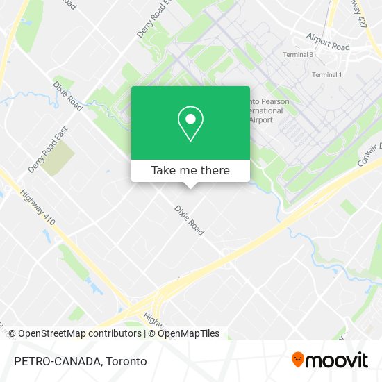 PETRO-CANADA map