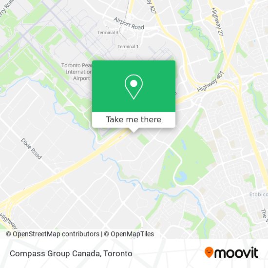 Compass Group Canada map