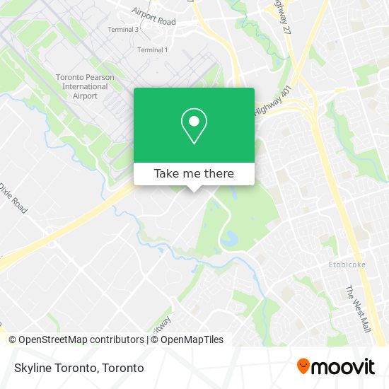 Skyline Toronto map