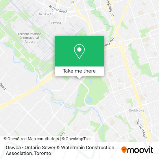 Oswca - Ontario Sewer & Watermain Construction Association map