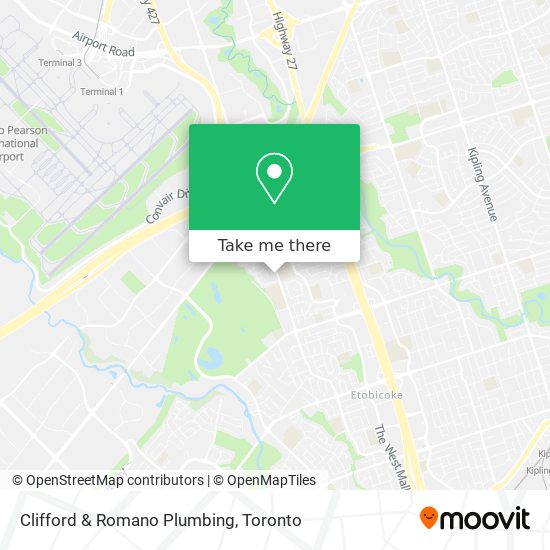 Clifford & Romano Plumbing map