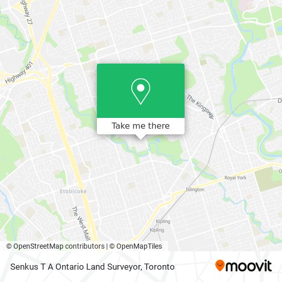 Senkus T A Ontario Land Surveyor plan
