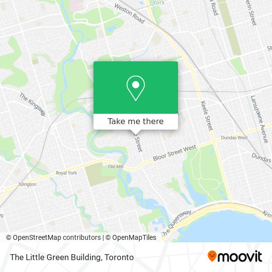 The Little Green Building map