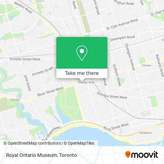 Royal Ontario Museum map
