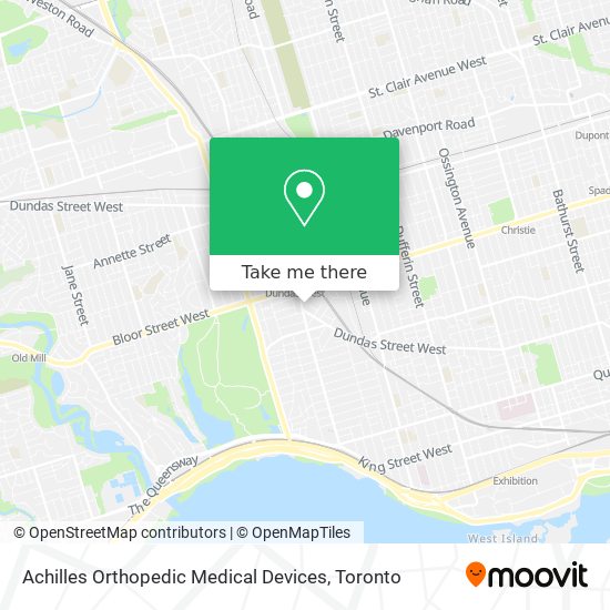 Achilles Orthopedic Medical Devices map