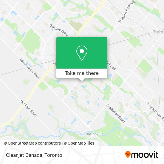 Cleanjet Canada map