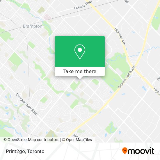 Print2go map