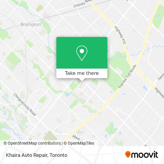 Khaira Auto Repair map