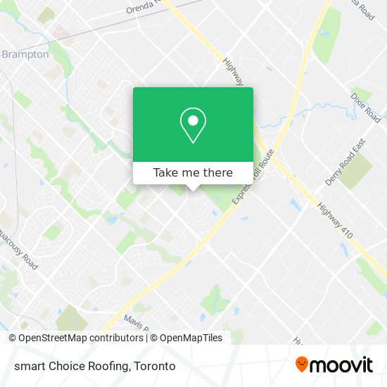 smart Choice Roofing map