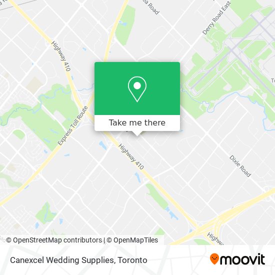 Canexcel Wedding Supplies map