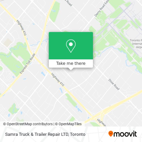 Samra Truck & Trailer Repair LTD map