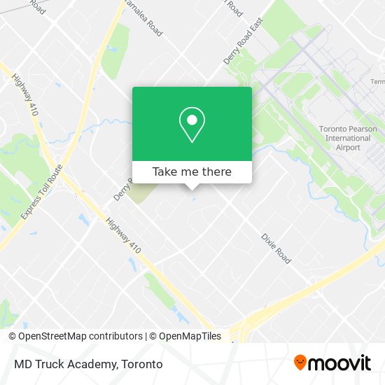 MD Truck Academy map