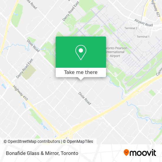 Bonafide Glass & Mirror map