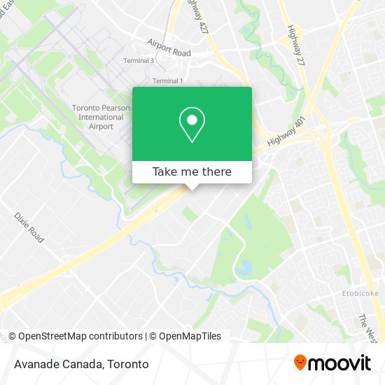 Avanade Canada map