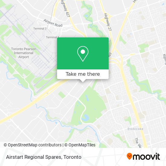 Airstart Regional Spares map