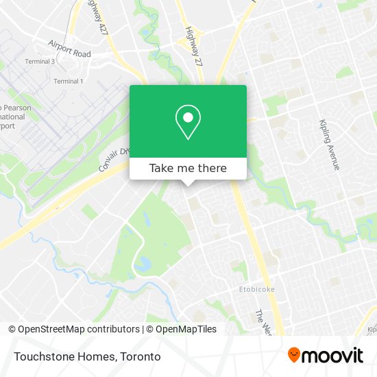 Touchstone Homes map