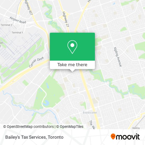 Bailey's Tax Services map