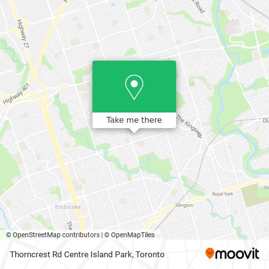 Thorncrest Rd Centre Island Park plan