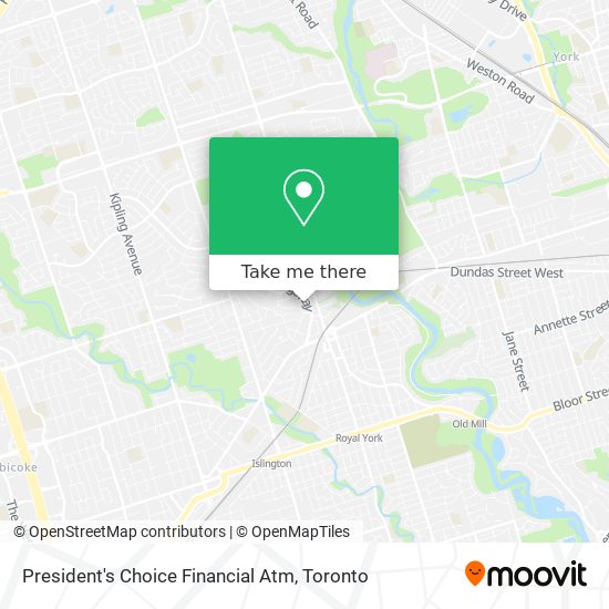 President's Choice Financial Atm map