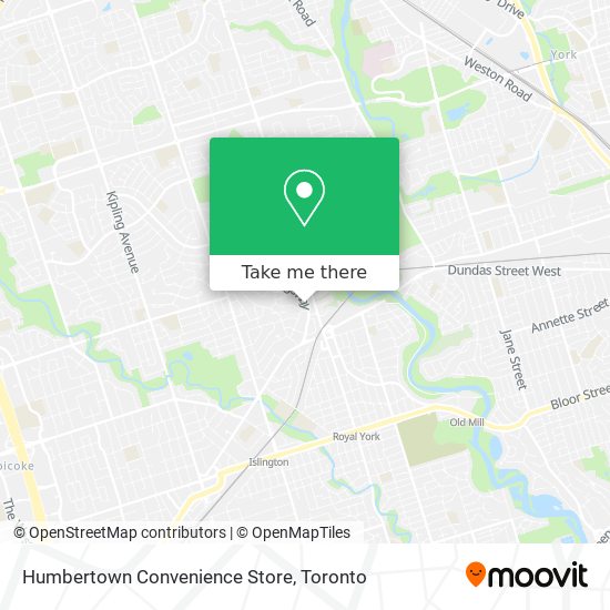 Humbertown Convenience Store map