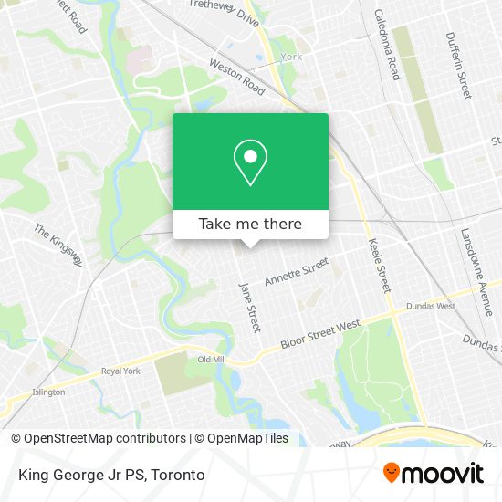 King George Jr PS map