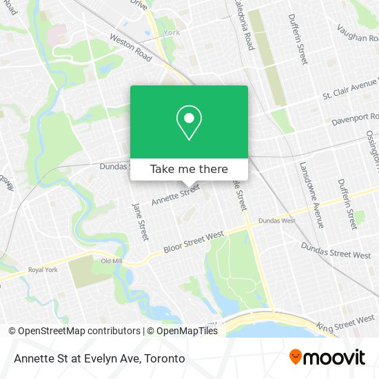 Annette St at Evelyn Ave map
