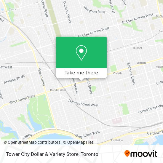 Tower City Dollar & Variety Store map