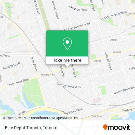 Bike Depot Toronto map