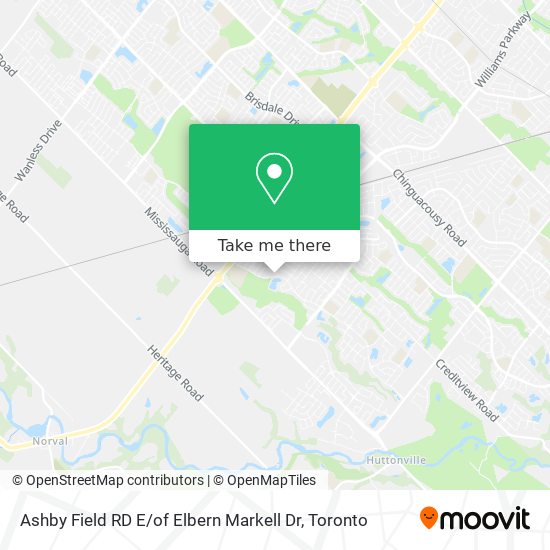Ashby Field RD E / of Elbern Markell Dr map