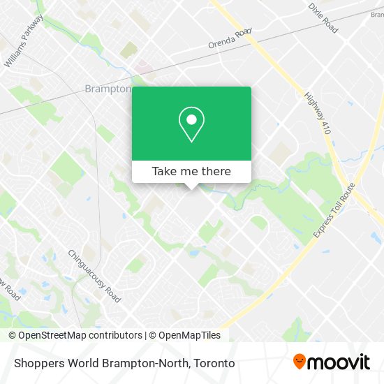 Shoppers World Brampton-North plan