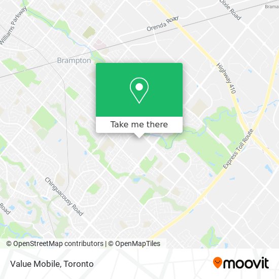Value Mobile map