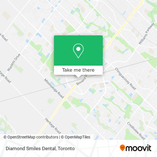 Diamond Smiles Dental map