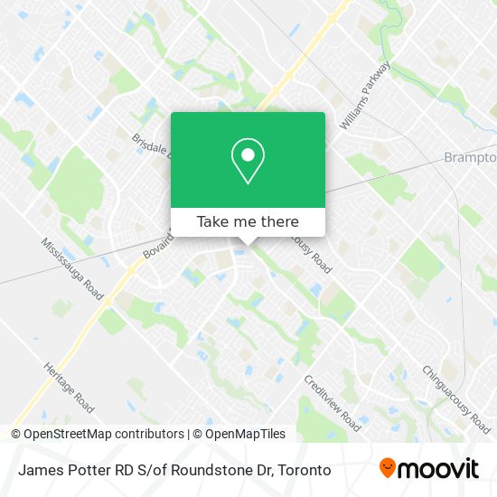 James Potter RD S / of Roundstone Dr map