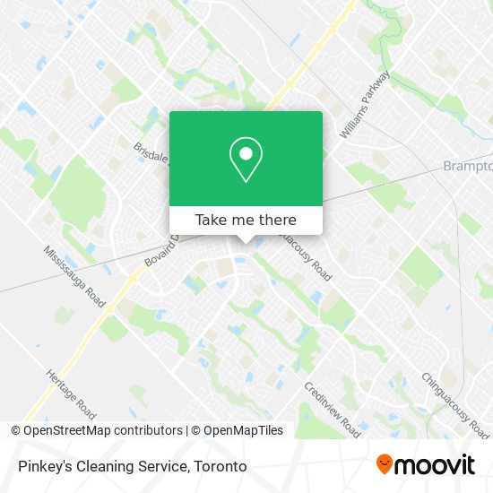 Pinkey's Cleaning Service map