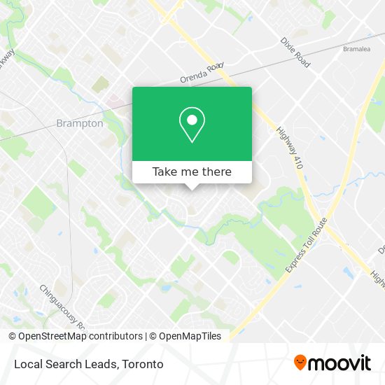 Local Search Leads map