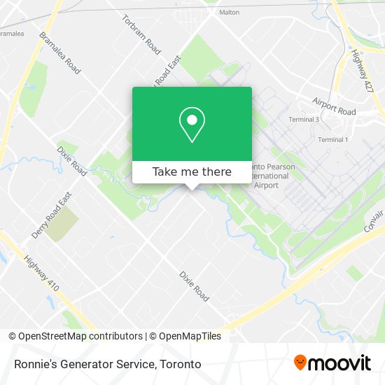 Ronnie's Generator Service map