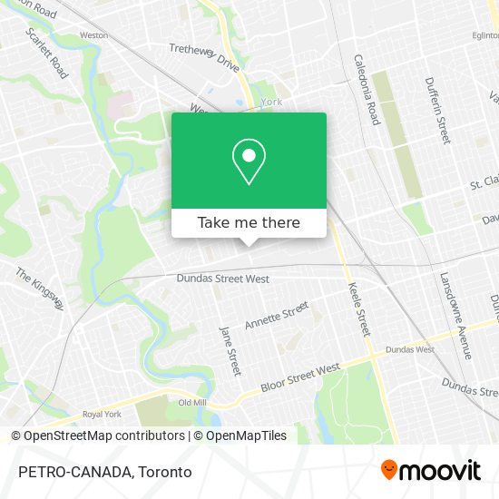 PETRO-CANADA map