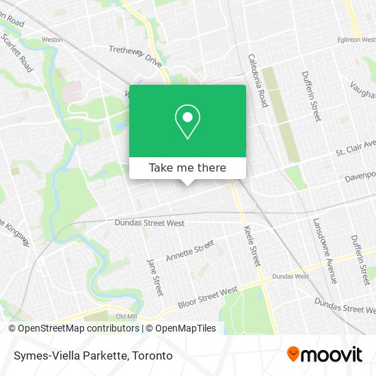 Symes-Viella Parkette map