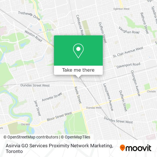 Asirvia GO Services Proximity Network Marketing map