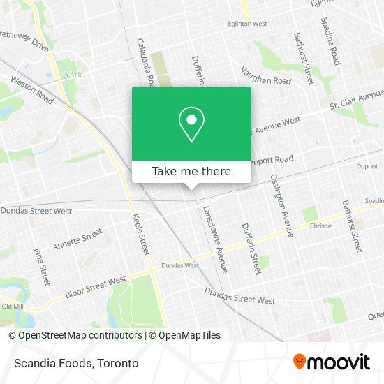 Scandia Foods map