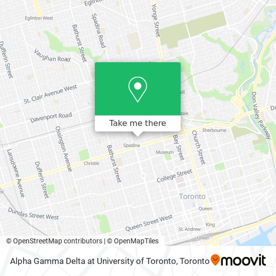 Alpha Gamma Delta at University of Toronto plan